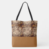 Totbeutel LRGE Brown Caramel Camouflage Tasche (Rückseite)