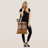 Totbeutel LRGE Brown Caramel Camouflage Tasche (Am Model)