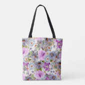 Totbeutel mit Blumenmuster Tasche (Rückseite)