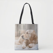 Totbeutel mit Golden Retriever Tasche (Vorderseite)