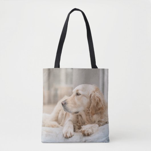 Totbeutel mit Golden Retriever Tasche (Vorderseite)