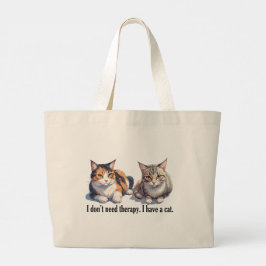 Totbeutel mit lustigem Cat Theme Design Jumbo Stoffbeutel