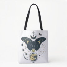 Totbeutel mit mystischem Schmetterling & Sky