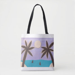 Totbeutel mit Palm und Ocean Design Tasche