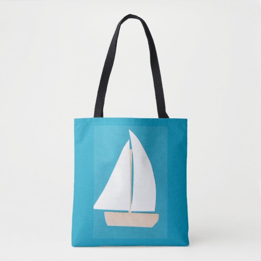 Totbeutel mit Sailboat Design Tasche (Vorderseite)