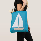 Totbeutel mit Sailboat Design Tasche (Von Nahem)