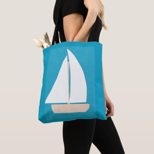 Totbeutel mit Sailboat Design Tasche (Von Nahem)