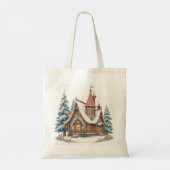 Totbeutel mit Weihnachtsdesign Tragetasche (Rückseite)