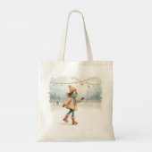 Totbeutel mit Weihnachtsdesign Tragetasche (Rückseite)