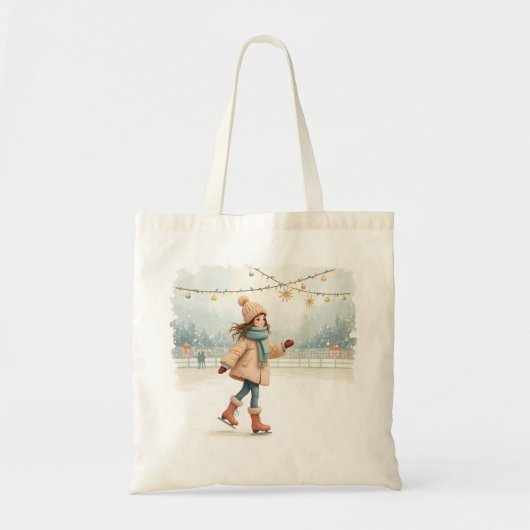 Totbeutel mit Weihnachtsdesign Tragetasche (Vorne)