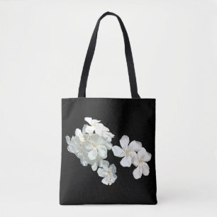 Totbeutel mit weißen Blüten Tasche