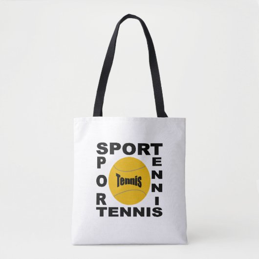 Totbeutel Mittel SPORT TENNIS Tasche (Vorderseite)