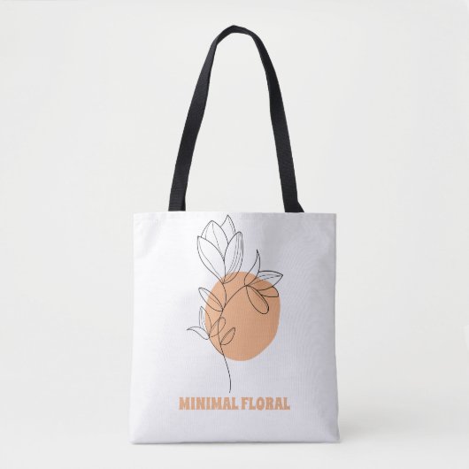 Totbeutel-Mockup minimales Design Tasche (Vorderseite)