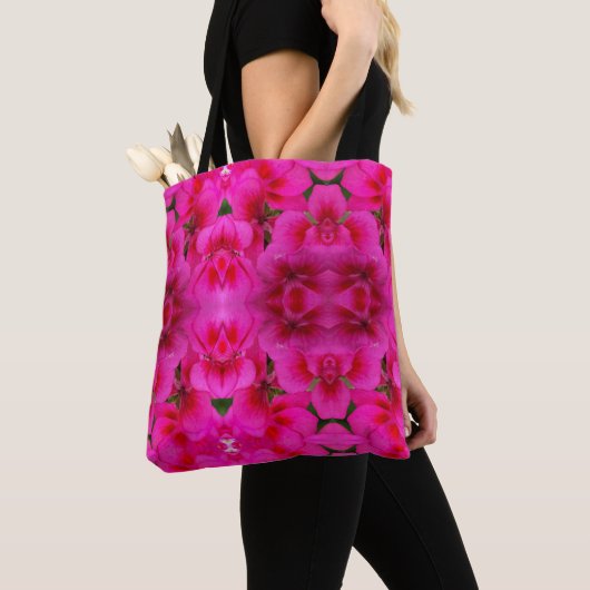 Totbeutel Pink Geranium Tasche (Von Nahem)