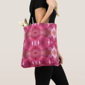 Totbeutel Pink Lotus Abstrakt Tasche (Von Nahem)