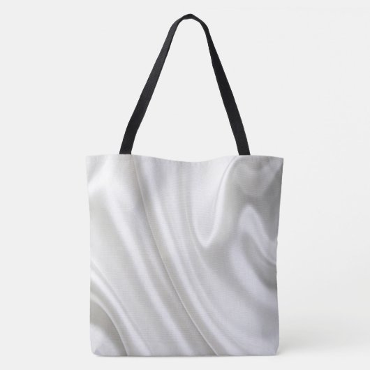 Totbeutel Satin White Tasche (Rückseite)