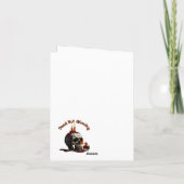 Tote aber Glühen - Día de los Muertos Einladung (Rückseite)