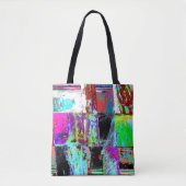 Tote – Abstract Grid Tasche (Vorderseite)