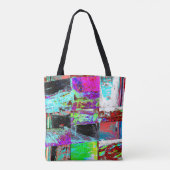 Tote – Abstract Grid Tasche (Rückseite)