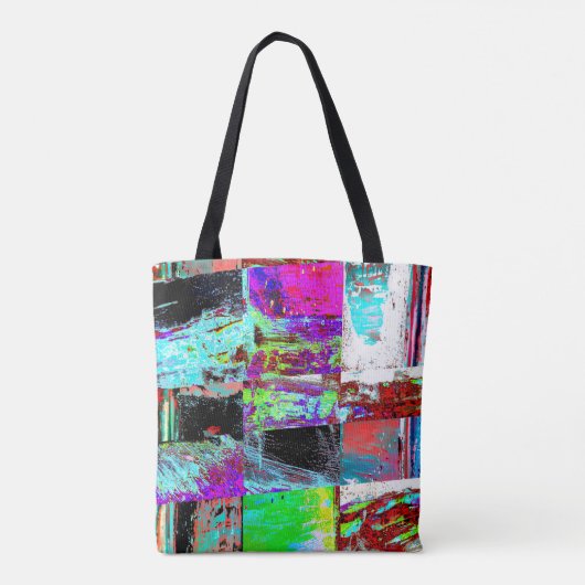Tote – Abstract Grid Tasche (Rückseite)