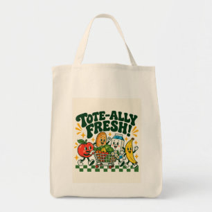 **Tote-ally Fresh! Süße Vintage-Lebensmittel-Ein Tragetasche