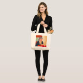 Tote-bag-1-noodle Jumbo Stoffbeutel (Vorderseite (Model))