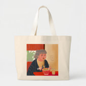 Tote-bag-1-noodle Jumbo Stoffbeutel (Vorne)