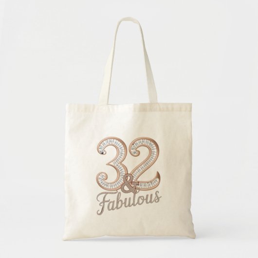 Tote Bag - 32 & Fabulous Tragetasche (Vorne)