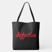 Tote Bag Affektion Tasche (Rückseite)
