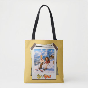 Tote Bag Alpen Kek und Ina - Geschenkidee Tasche