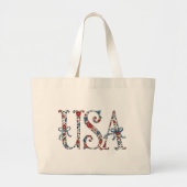 Tote Bag-American Independence Tote Bag Jumbo Stoffbeutel (Vorne)