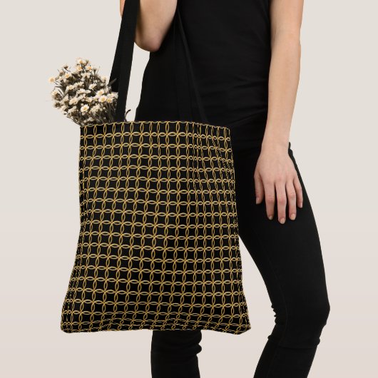 Tote Bag (ao) - Golden Chain Links Tasche (Von Nahem)