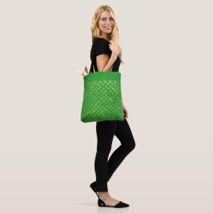 Tote Bag (ao) - Grüne Netzstruktur Tasche