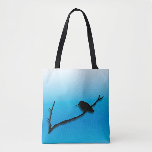 Tote Bag (ao) - Hummingbird auf der Zweigstelle Tasche (Vorderseite)