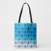 Tote Bag (ao) - Hummingbird Mosaik Tasche (Vorderseite)