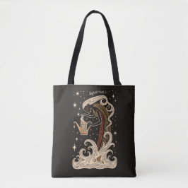 Tote Bag Aquarius Celestial Zodiac Art Tasche