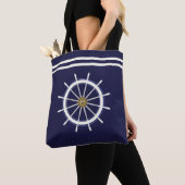 Tote-Bag auf dem Rad des Schiffes Tasche (Von Nahem)