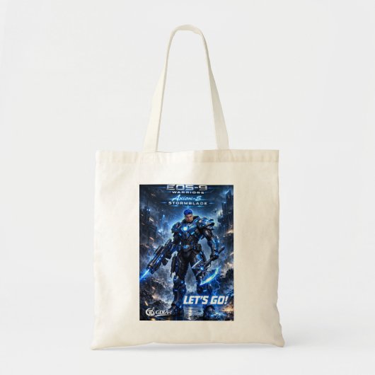 Tote Bag -AXION-8 STORMBLADE - LET'S GO! Tragetasche (Vorne)