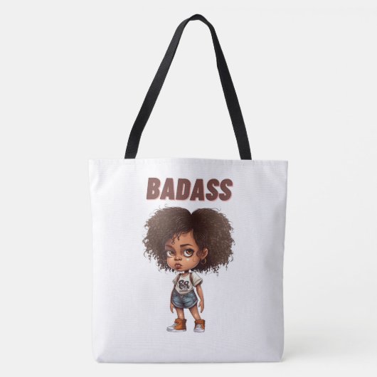 Tote Bag BADASS Tasche (Vorderseite)