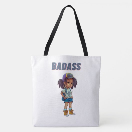 Tote Bag BADASS Tasche (Vorderseite)