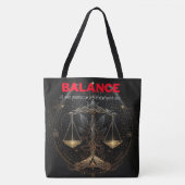Tote Bag Balance Tasche (Vorderseite)