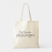 Tote Bag - Beste Oma-Wildblumen Tragetasche (Rückseite)