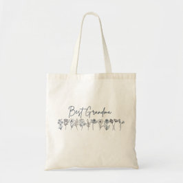 Tote Bag - Beste Oma-Wildblumen Tragetasche