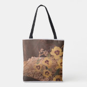 Tote Bag-Blume beiseite eines Log-Sarr Tasche (Rückseite)