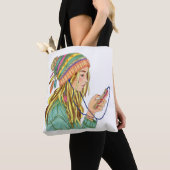Tote Bag Boho Hat Girl Tasche (Von Nahem)