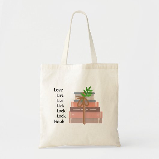 Tote Bag - Bookworm Gift Tragetasche (Vorne)