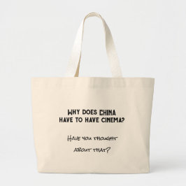 Tote Bag China Shitnema (englische Fassung) Jumbo Stoffbeutel