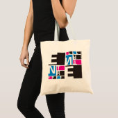 Tote Bag (Color) [Grid] Tragetasche (Vorderseite (Produkt))