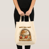 Tote Bag-Cosy Fall Tote Bag Tragetasche (Vorderseite (Produkt))