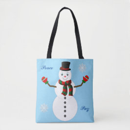 tote bag de hombre de nieve tasche